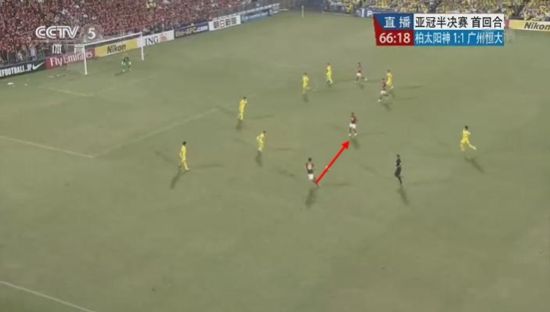 图7 恒大前场传递