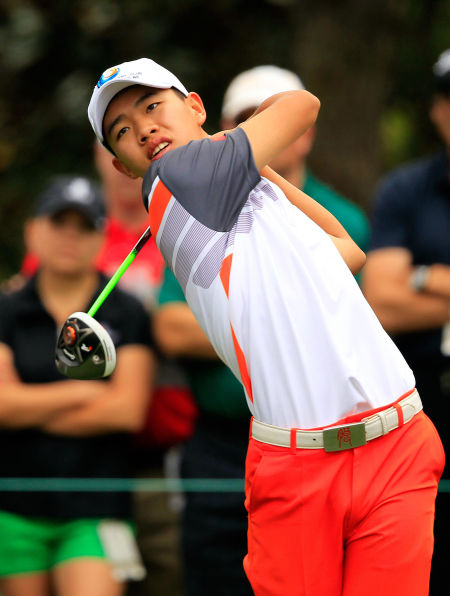 关天朗在2013美国大师赛