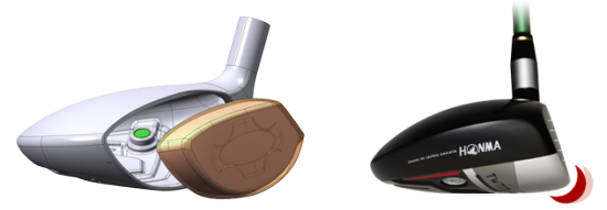 　　主体铸造：杆面杯型构造 圆润杆头前缘，即是高尔夫球处于略 为下沉状态也可以轻易捉住减轻误击。