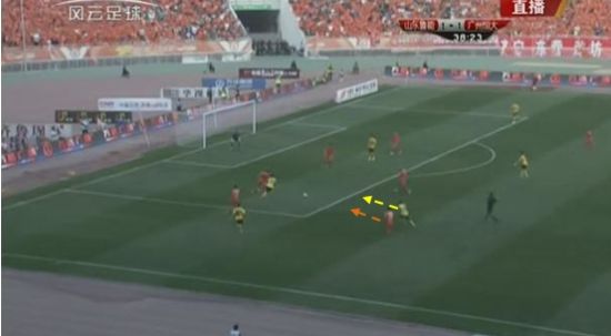 　图5  　　埃尔克森摆脱，穆里奇高速插上