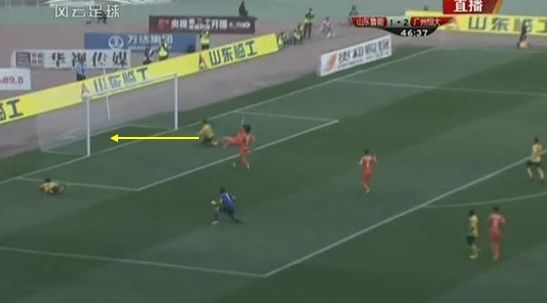 　图11  　　郜林铲射空门