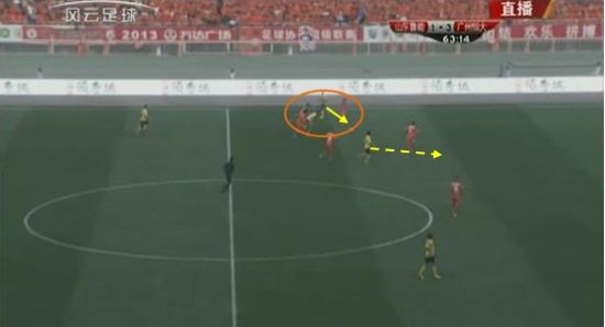 图13郜林与同伴传切配合