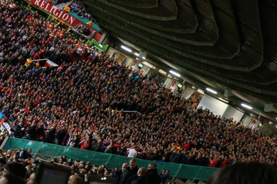 曼联球场内的歌唱专区