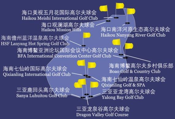 太平洋联盟球场地图(海南)