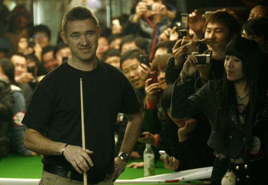 退役后来到中国担任中式八球大使