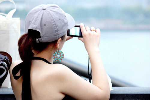 外滩也是上海美女的聚集地。