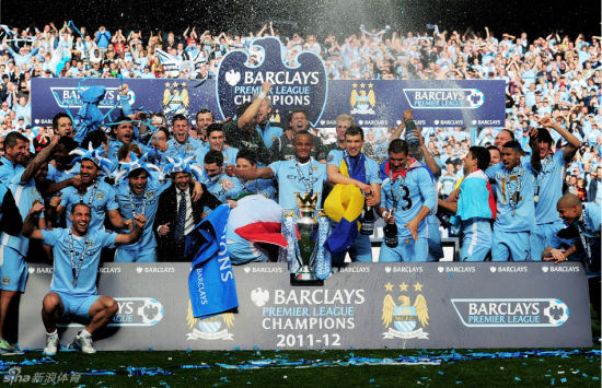 曼城2012年的夺冠阵容
