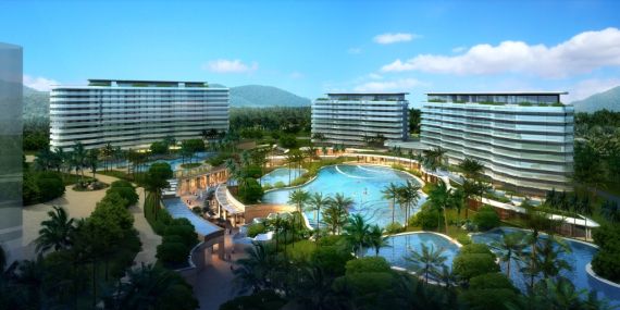 蓝湾度假酒店外景将为海南带来第一品级的度假生活