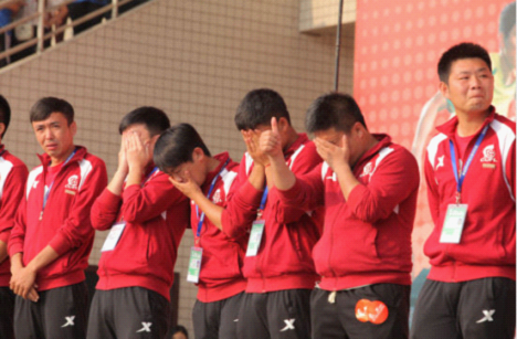 大学生球员的退役仪式