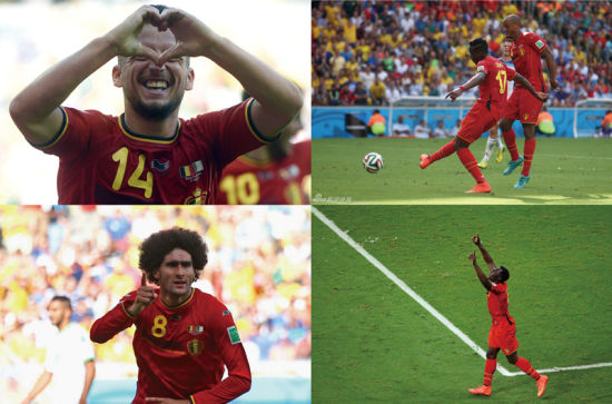 一替补就进球的比利时大腿们