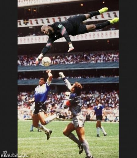 上帝老大，穆鸟老二，霍华德击败马拉多纳的上帝之手夺得第三，阿森纳第四。