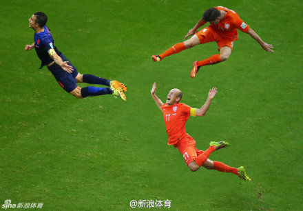 亨特拉尔与罗本范佩西~