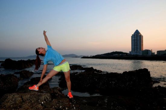 热爱舞蹈的周晓欣。