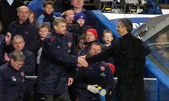 穆里尼奥与温格形同水火