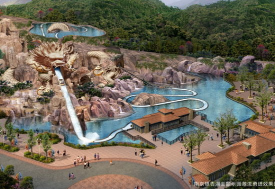 主题游乐园一隅效果图