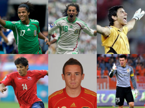 多斯桑托斯、瓜尔达多，乌斯塔里，费尔南德斯，尼格斯以及王大雷