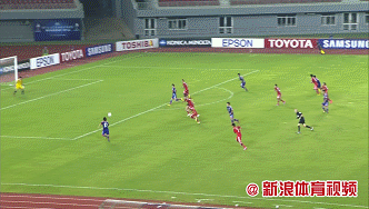 与日本比赛 周煜辰超级飞身救险