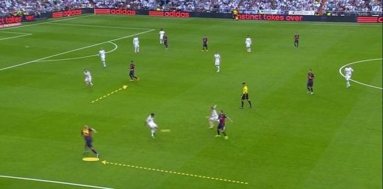 内马尔内切给马蒂厄制造空间