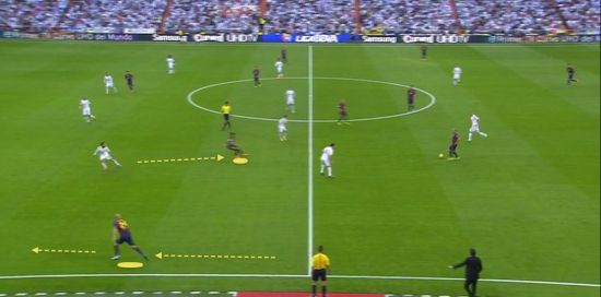 内马尔回接，马蒂厄边路插上