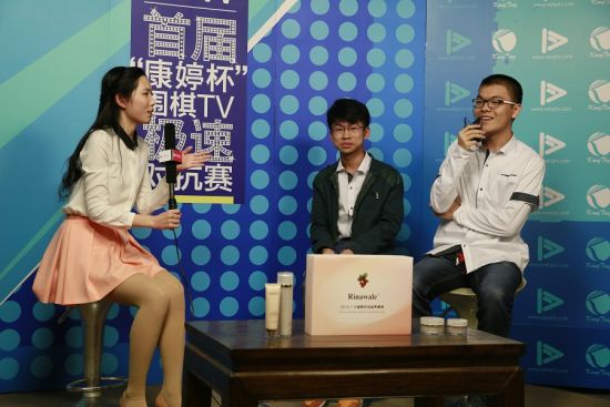 柯洁范廷钰接受采访