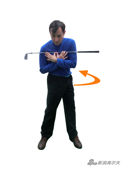 快速转动胯部(见图5)避免剃头球