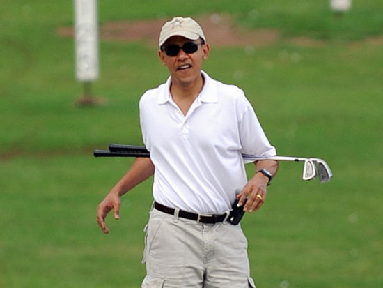奥巴马钟爱高尔夫