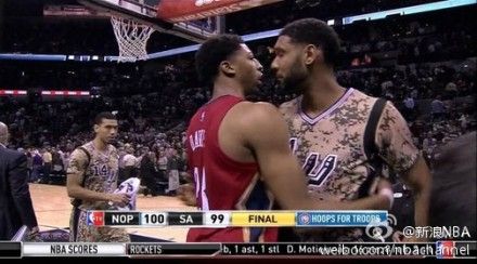 邓肯与浓眉哥……