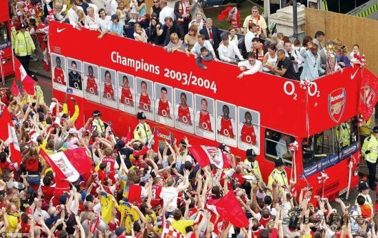 阿森纳冠军游行