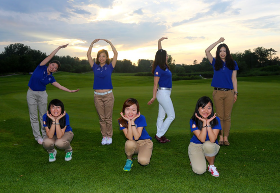 中奥团队的姑娘们