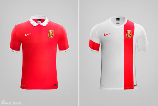 国足新球衣