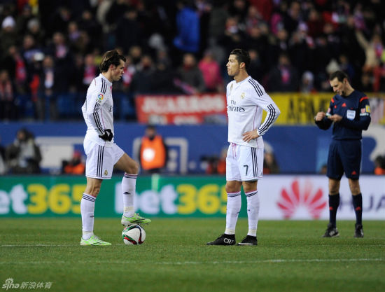 皇马0-2输给马竞