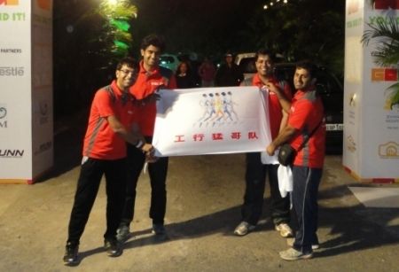 世界各地有中国工商银行分支机构的地方，就有猛哥队员的身影！