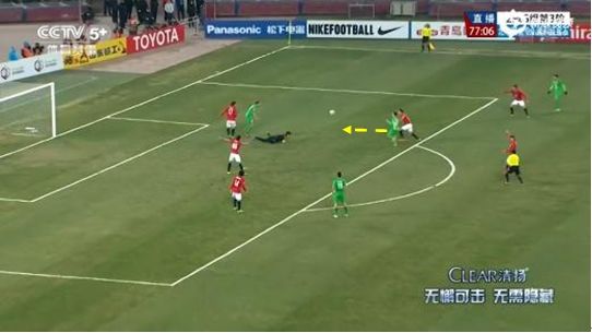 图3 巴塔拉超越对方