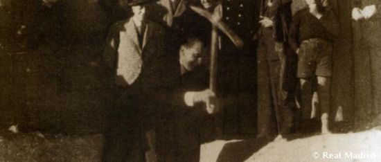 伯纳乌为新查马丁球场奠基