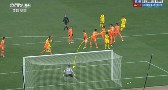 图17 皮球穿过人墙