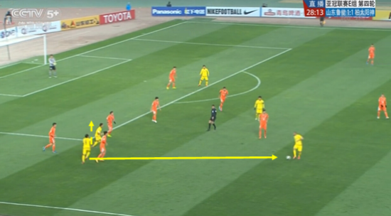 图6 向内线斜插