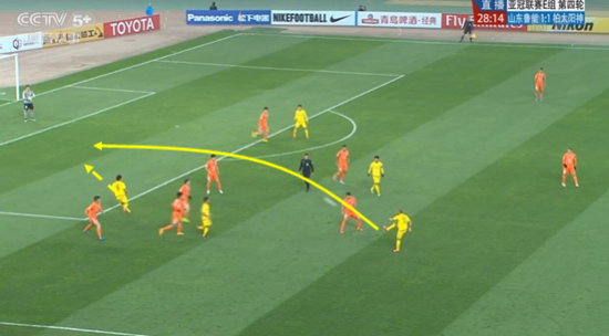 图7 莱昂德罗搓传过顶