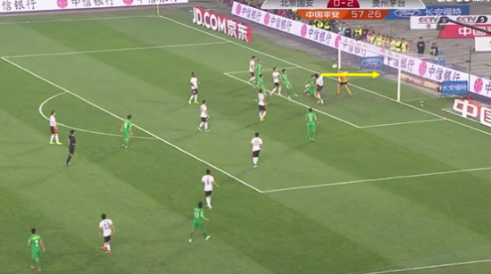 图12 于大宝头球破门