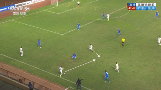 图7 迅速将球传到内线同伴