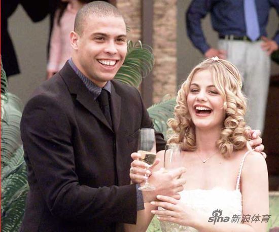 罗纳尔多与前妻米莲妮