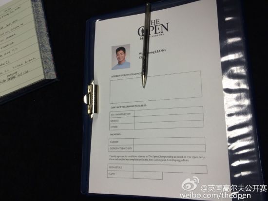 英国公开赛球员注册表