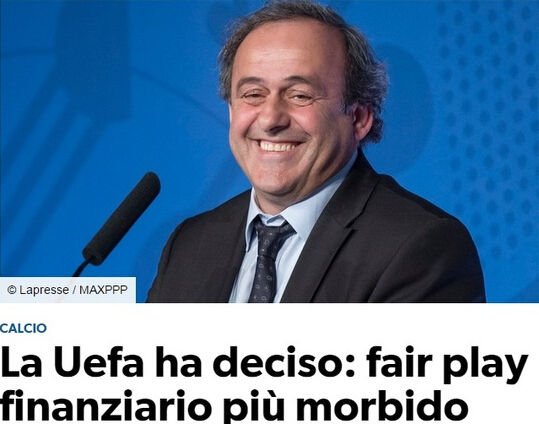 欧足联宣布放宽限制