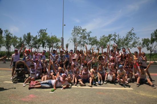 跑团口号：健康阳光、快乐至上。