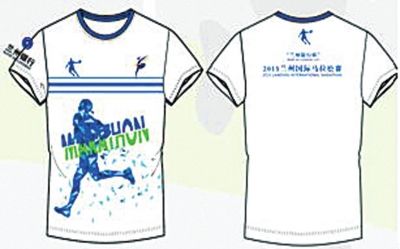 志愿者短T则以白色为主色调。