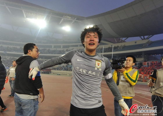 王大雷赛后非常激动