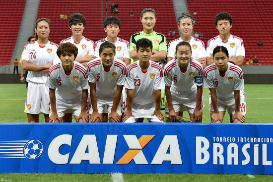 目前正在巴西拉练的中国女足