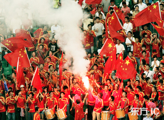 图文-[女足世界杯]中国vs挪威 又见属于胜利的火焰