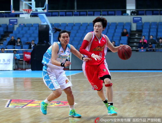 纪妍妍在比赛中