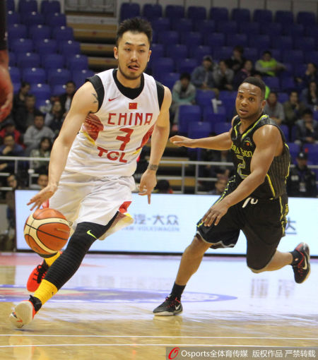 睢冉连续两场比赛都是中国队的首发控卫