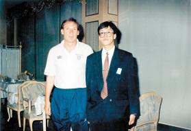 时任拉齐奥主教练的泽曼与寒松